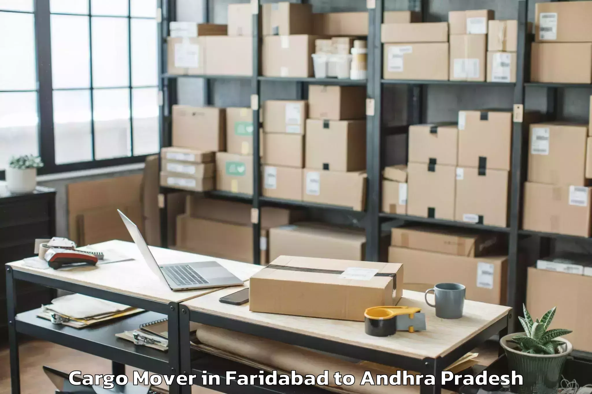 Leading Faridabad to Ramachandrapuram Cargo Mover Provider